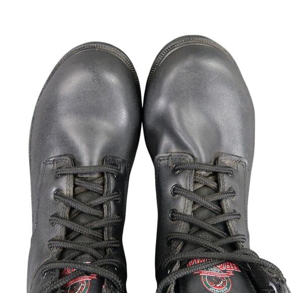 Brahma Shoes Mens 7 Boots Work Utility Slip Oil Resistant Combat Black Lace Up main image 11